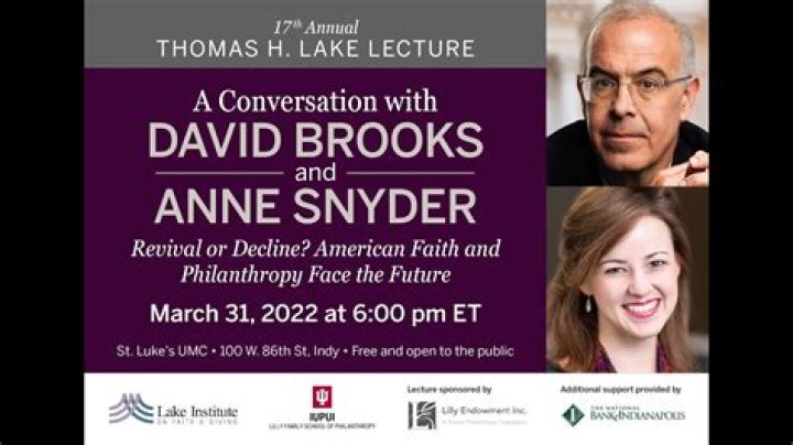 Anne Snyder: Who Is David Brooks’ Wife?