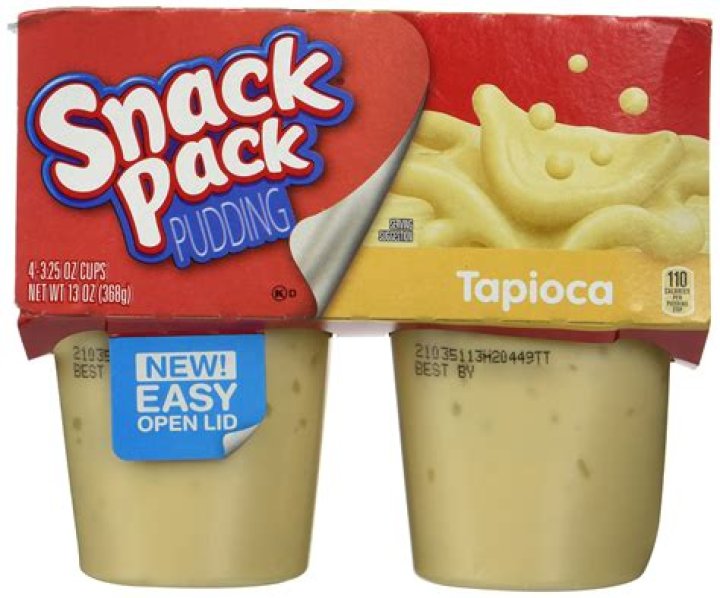 Can snack pack pudding be frozen