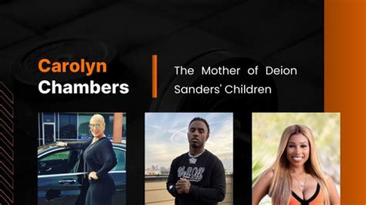 Carolyn Chambers: Deion Sanders Ex Wife Age, Wiki, Biography, Children