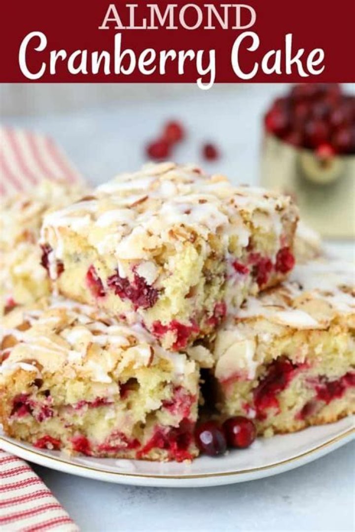 Cranberry Cake - Celebrating Sweets