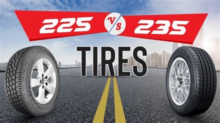 Difference between 225 and 235 tires