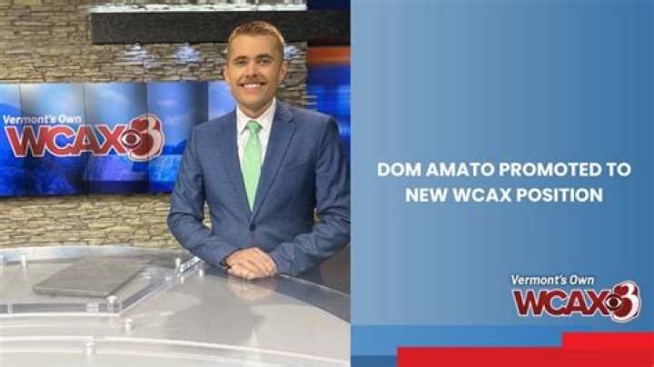 Dom Amato WCAX-TV Bio, Wiki, Age, Family, Wife, Salary, and Net Worth