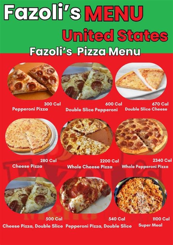 Fazoli's Menu and Prices - SarkariResult