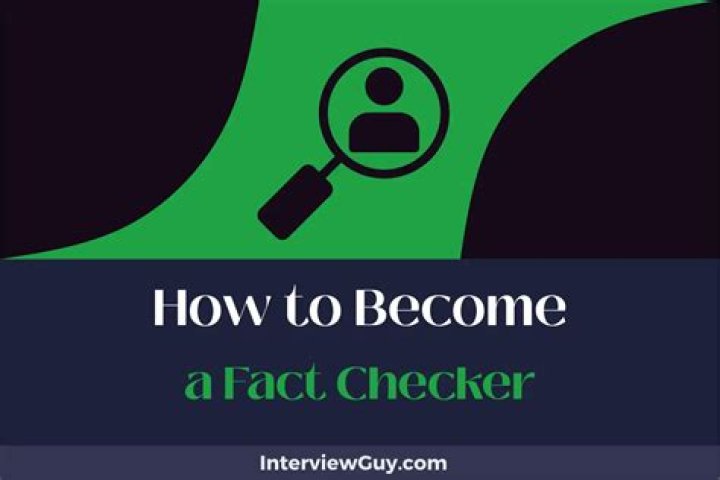 How to become a fact checker