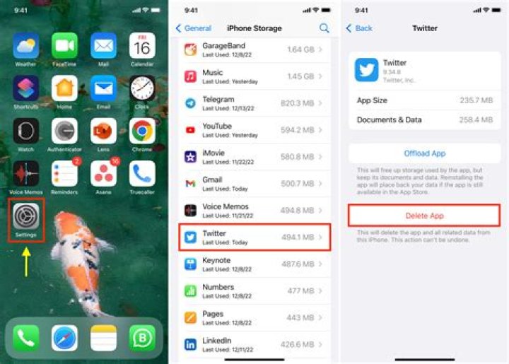 How to delete media on iphone