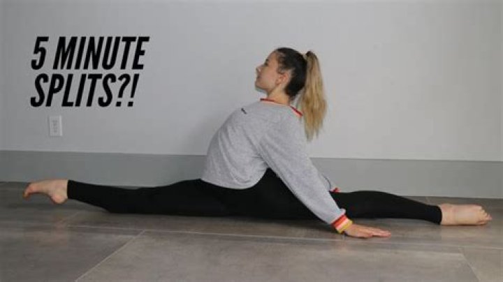 How to do the splits in 5 minutes