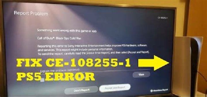 How to Fix PS5 Error Code CE-108255-1? - SarkariResult