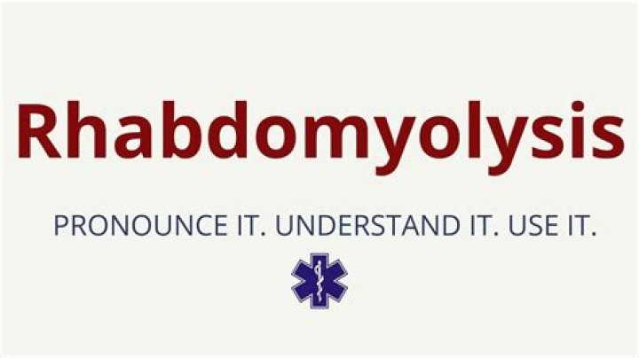 How to pronounce rhabdomyolysis
