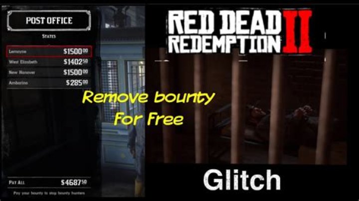 How to remove bounty rdr2