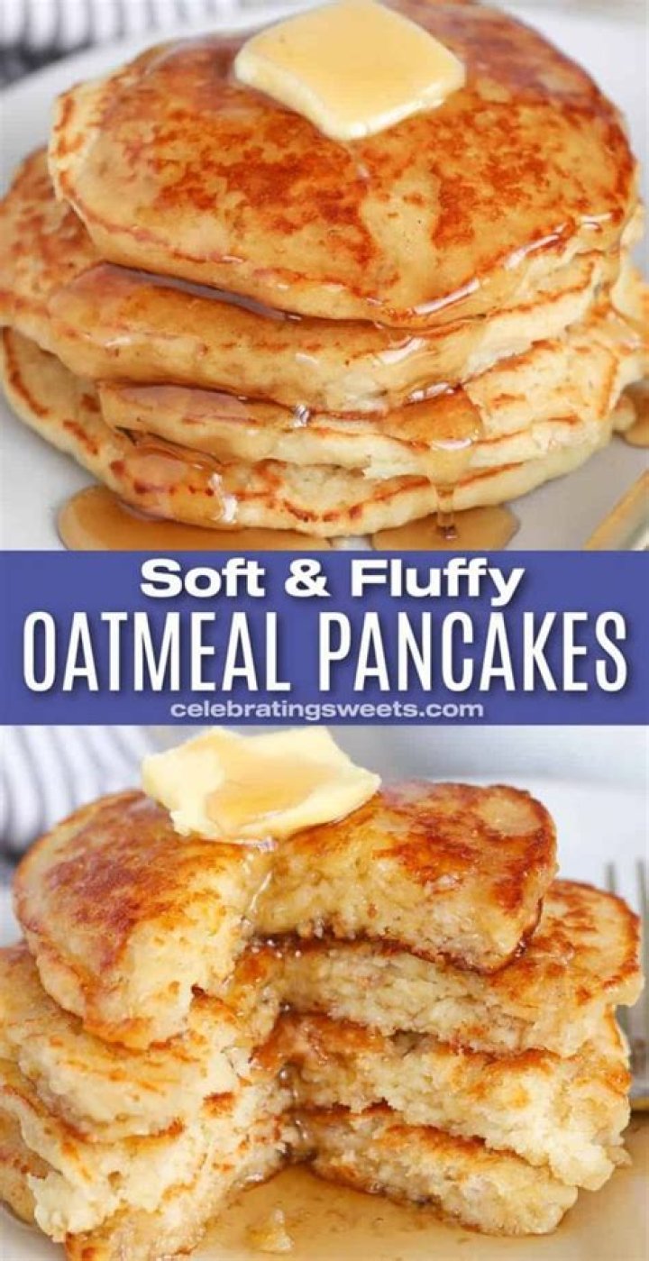 Oatmeal Pancakes - Celebrating Sweets