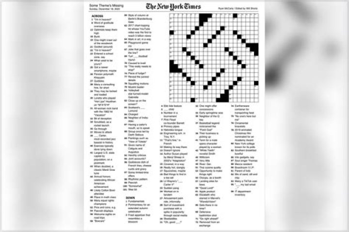 Three ___, symbol used to cross out swastikas Crossword Clue Find USA Today Crossword Answer | 16 June 2023