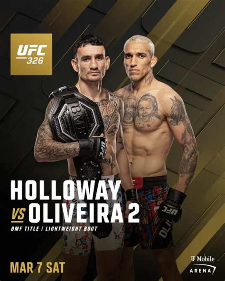 What happened to Charles Oliveira vs Max Holloway? How many UFC fights has Charles Oliveira won?