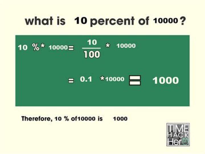 What is 10 of a 1000