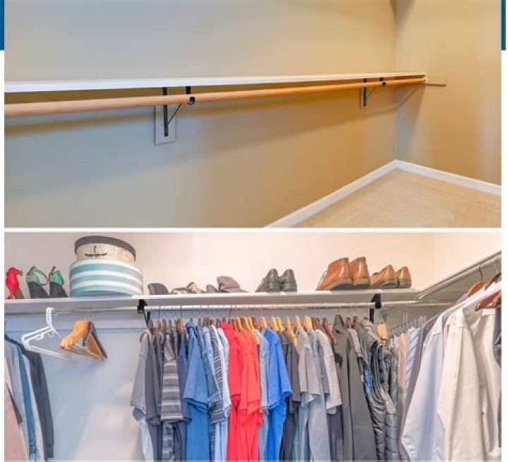 What Is the Proper Height for Closet Rods & Shelves?