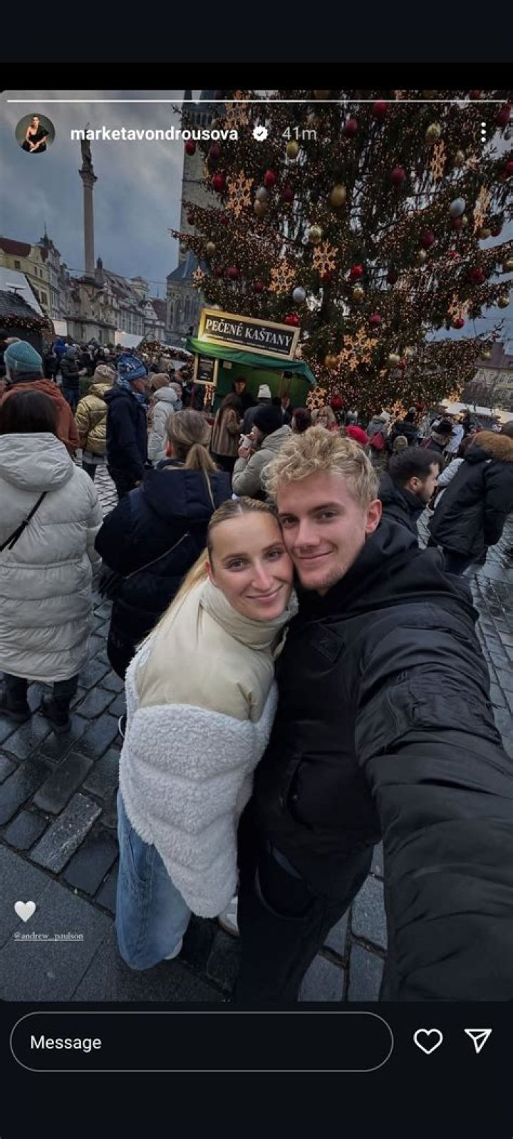 Who Is Marketa Vondrousova Dating? Meet Her Boyfriend Štěpán Šimek